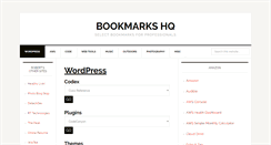 Desktop Screenshot of bookmarks-hq.com