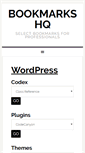 Mobile Screenshot of bookmarks-hq.com