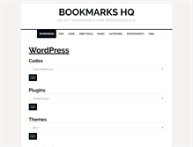 Tablet Screenshot of bookmarks-hq.com